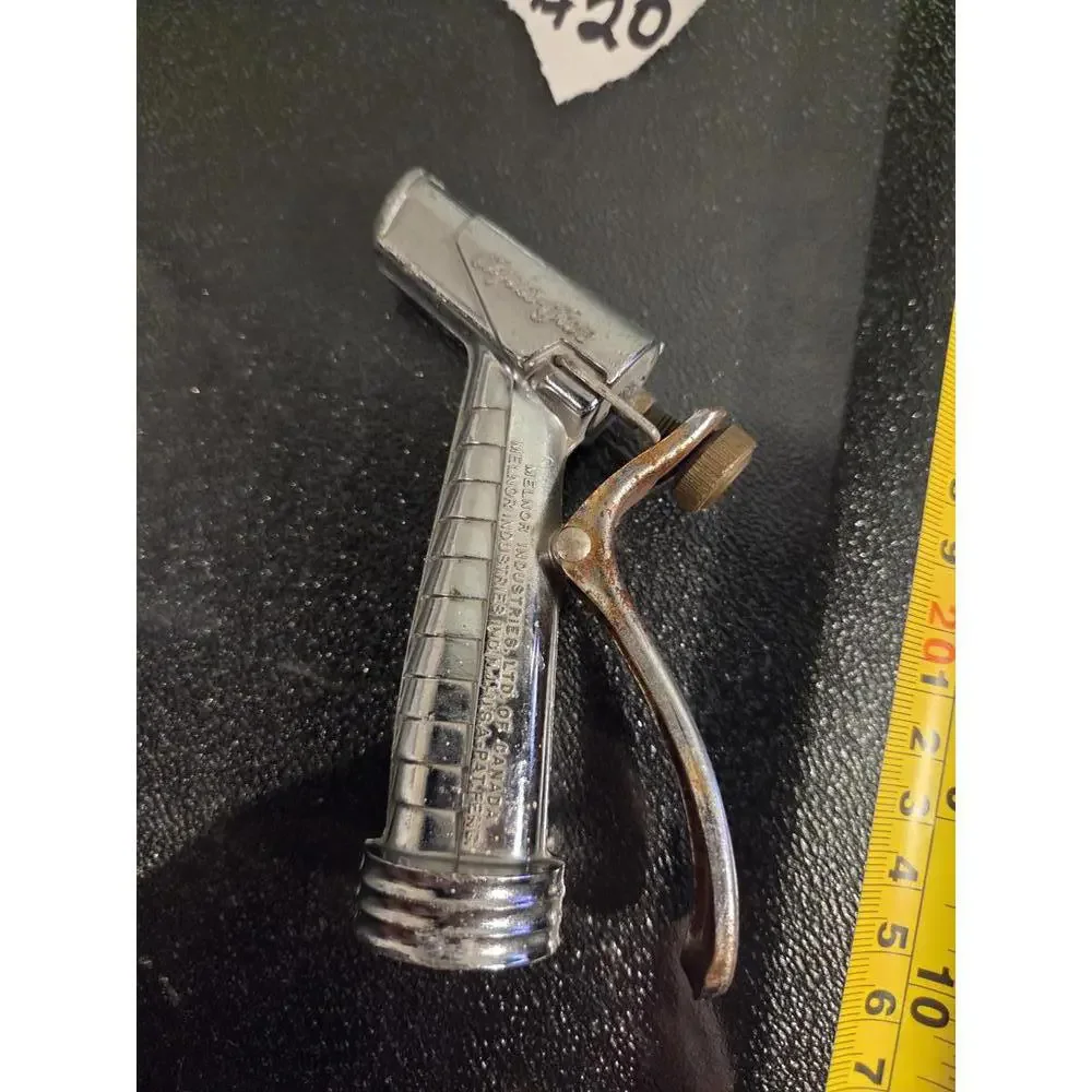 Rain Bird Hose Nozzle Attachment | Vintage - Chrome - Melnor
